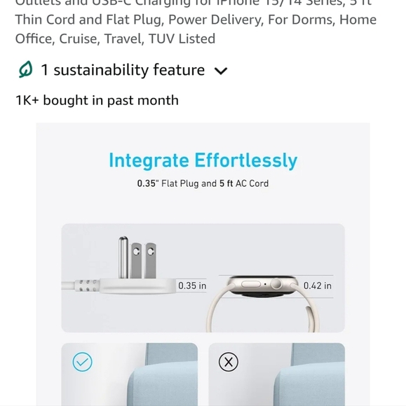 Anker series 3 charging strip open box - Picture 7 of 7